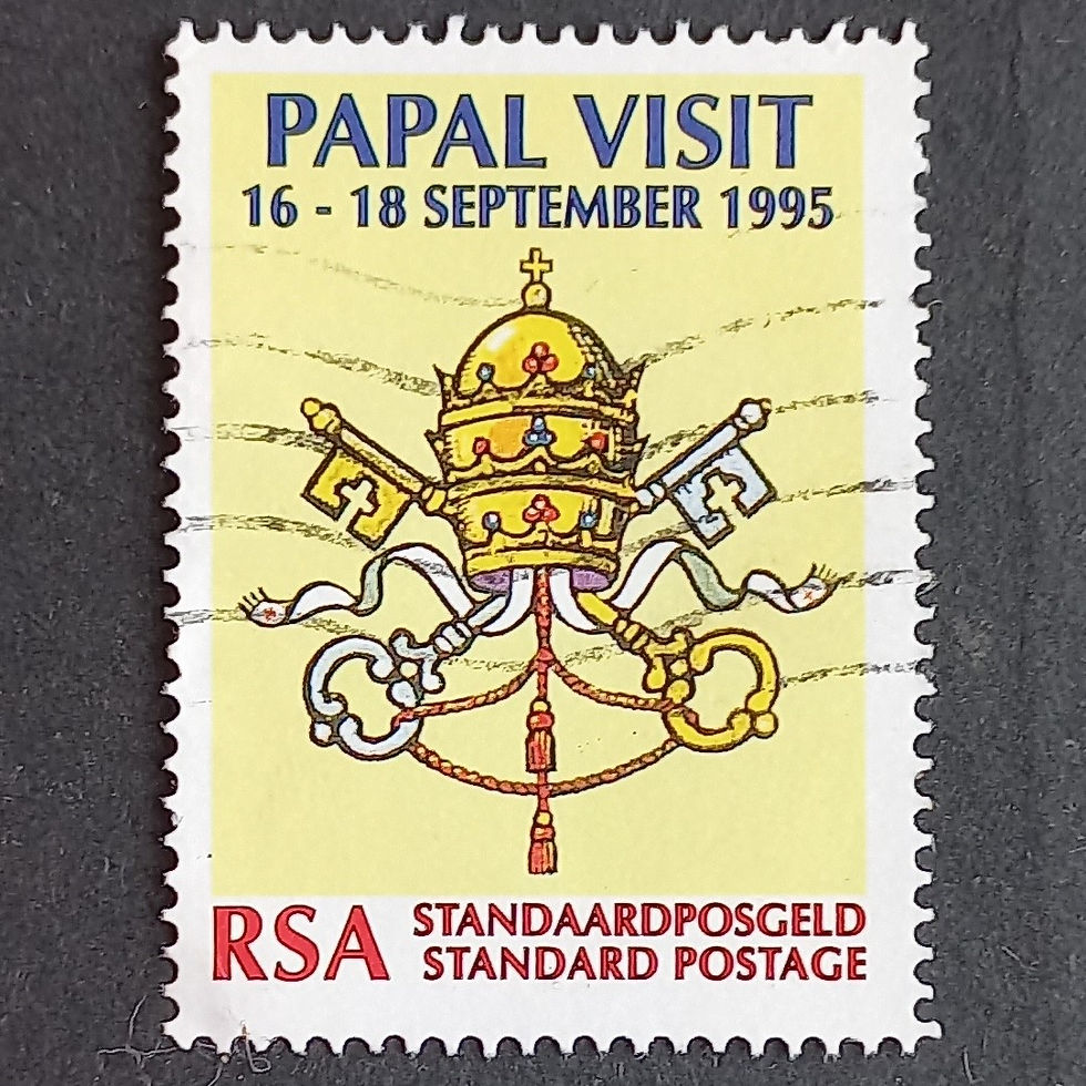 RSA - 1995 Papal Visit - Single - Postally Used