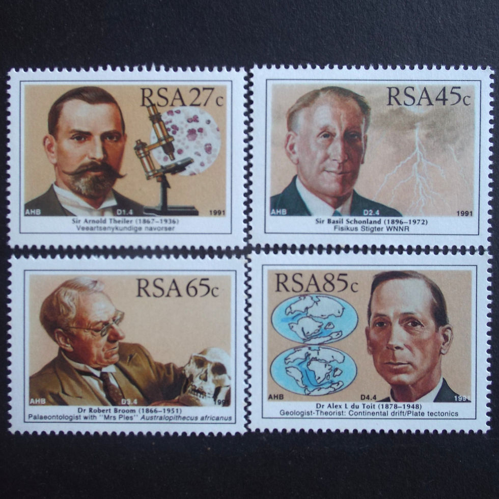 RSA - 1991 South African Scientists - Full Set of Singles - MNH
