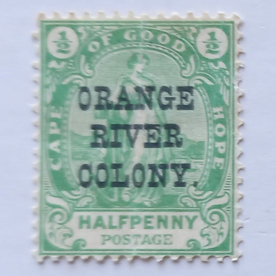 OFS - 1900-02 Optd "Orange River Colony." - 1/2d Green - Single - Unused