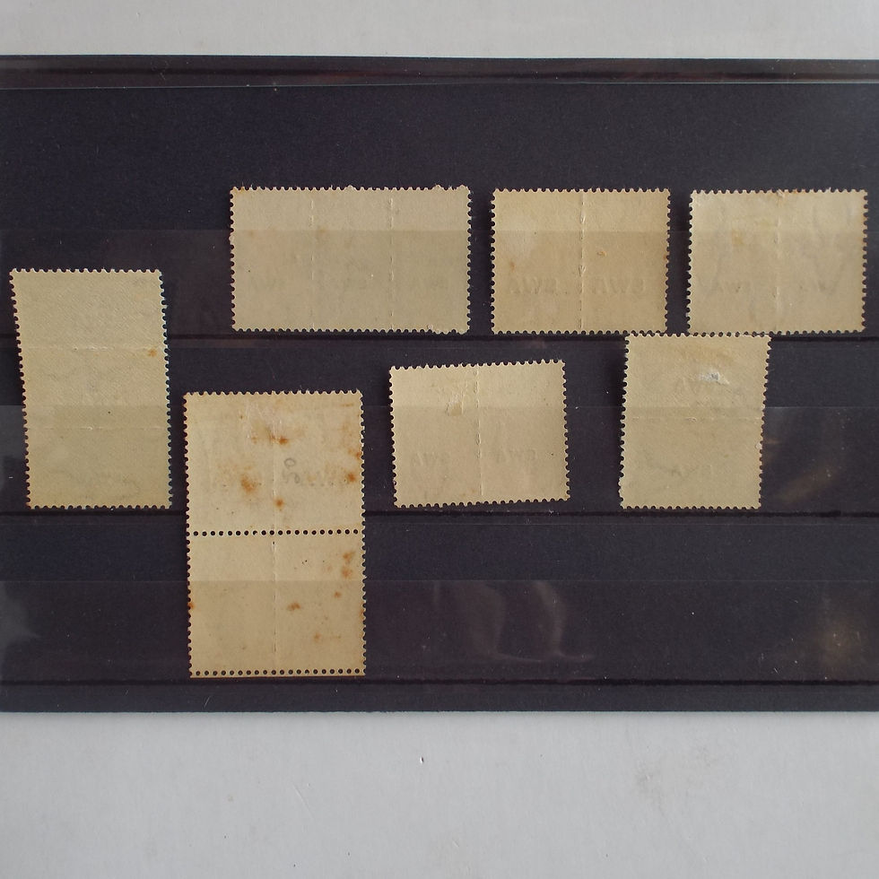 Thumbnail: Lot #3 - SWA - 1943-44 War Effort "Bantams" - Part Set to Clear - Unused