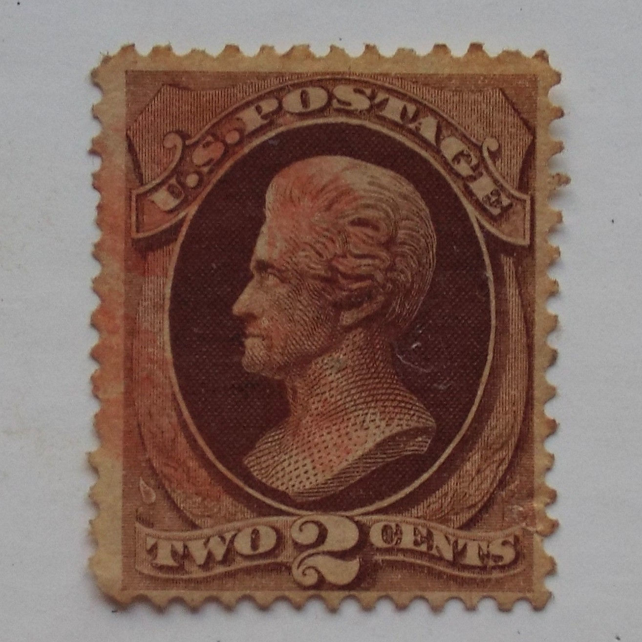 USA - 1870 Defin Issue - 2c Brown "Andrew Jackson" - Single - Used