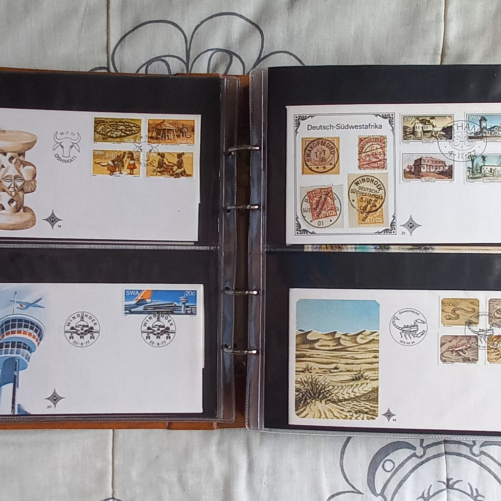 Thumbnail: FDC Album - 27 Double-sided album pages - Includes SWA FDC's & Maxicards