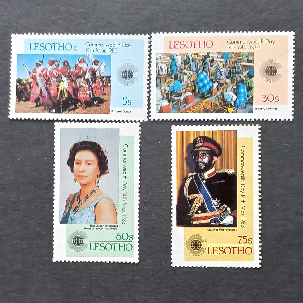 Lesotho - 1983 Commonwealth Day - Full Set of Singles - Unused