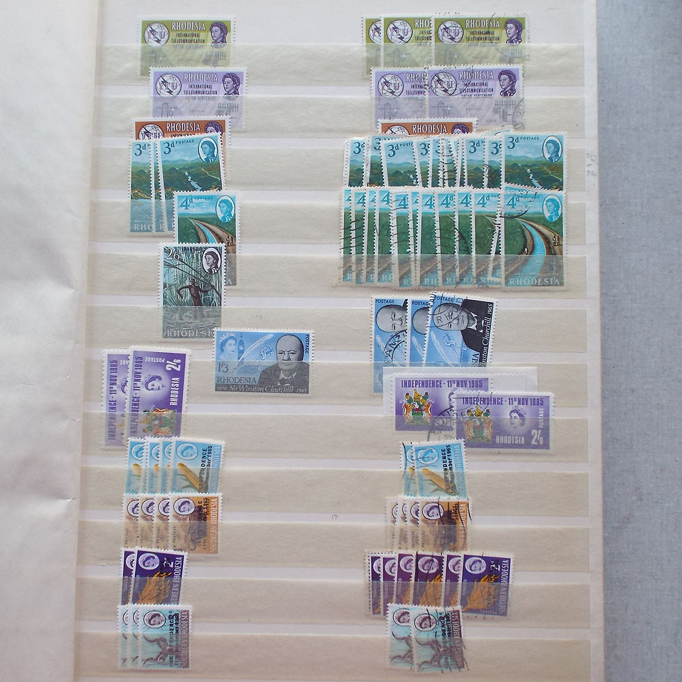 Thumbnail: Lot #3 - Rhodesia - Ex-Dealer Stock Book