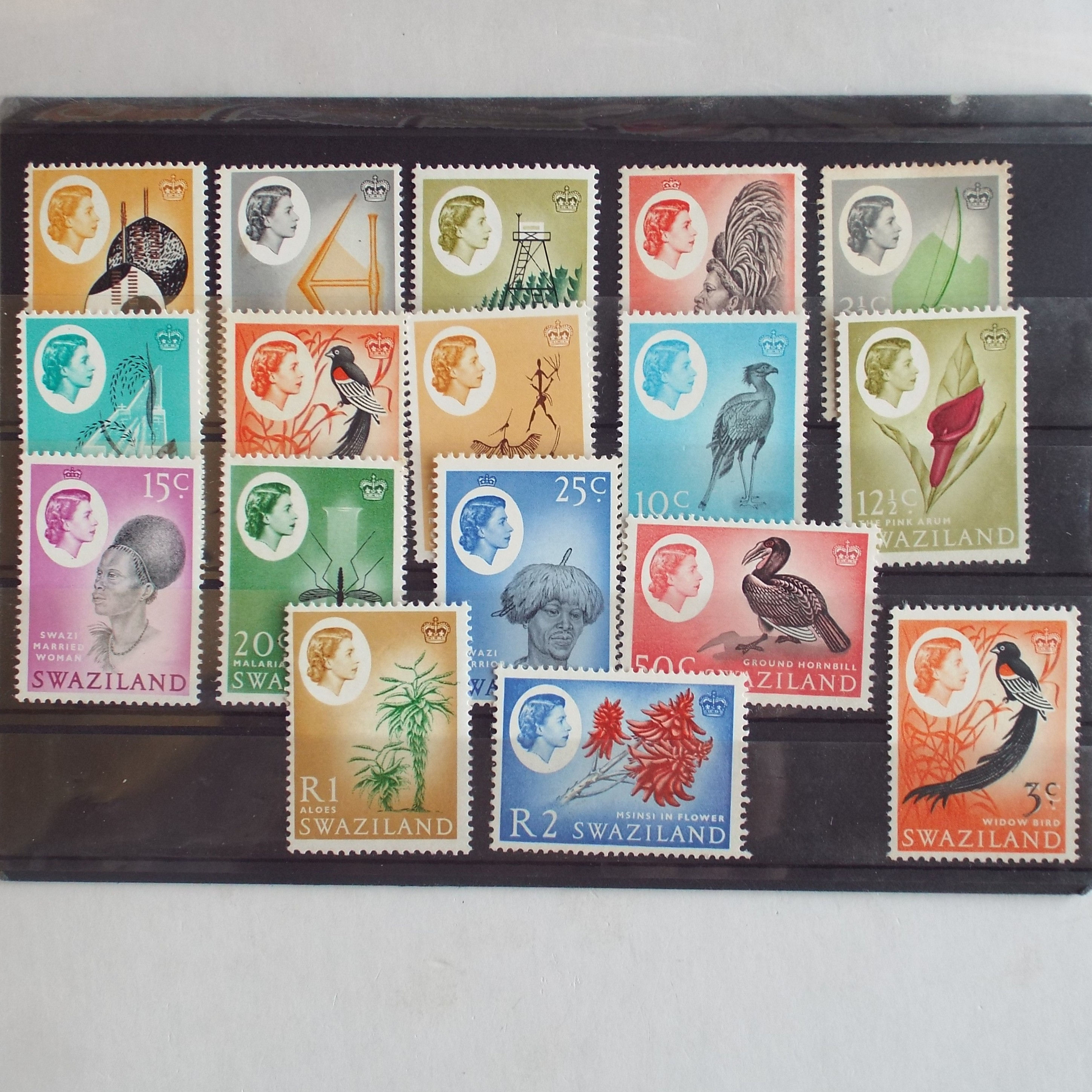 Lot #4 - Swaziland - 1962 Defin Issue QEII - Full Set of Singles