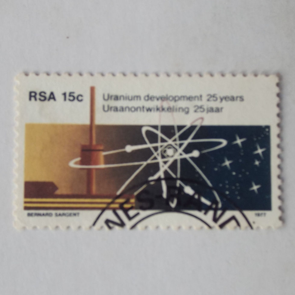RSA - 1977 Uranium Development - Single - Postally Used