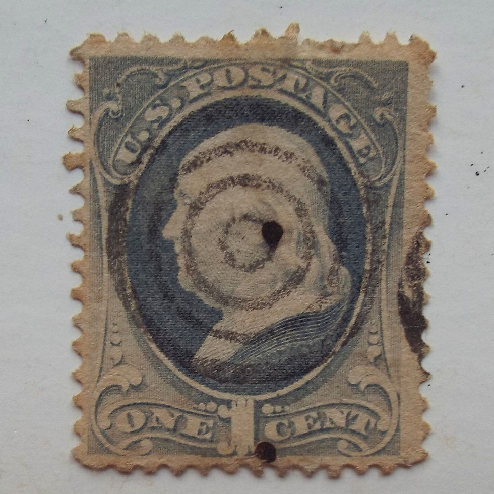 USA - 1870 Defin Issue - 1c Blue "Benjamin Franklin" - Single - Used