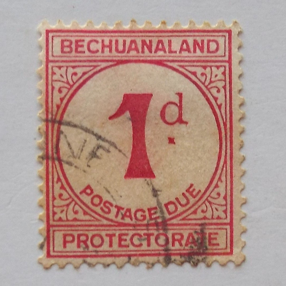 Bechuanaland - 1932-58 Postage Due - 1d Carmine - Single - Fine Used
