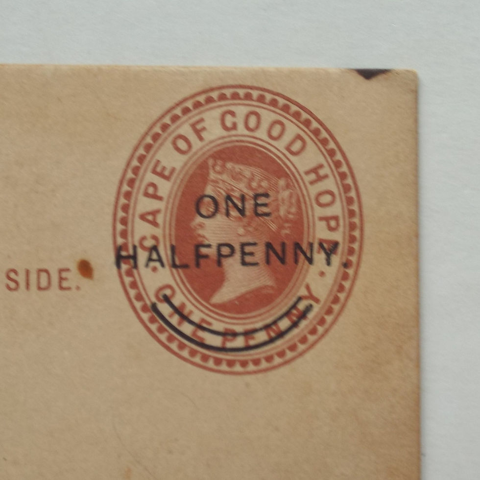 Thumbnail: Lot #9 - Cape of Good Hope - Postal stationery - unused postcard