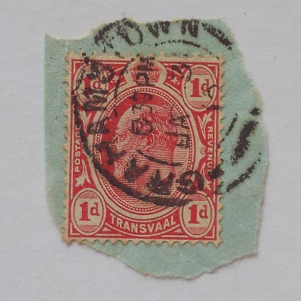 Lot #15 - Interprovincial - Transvaal 1905-09 1d with Grahamstown Cancel