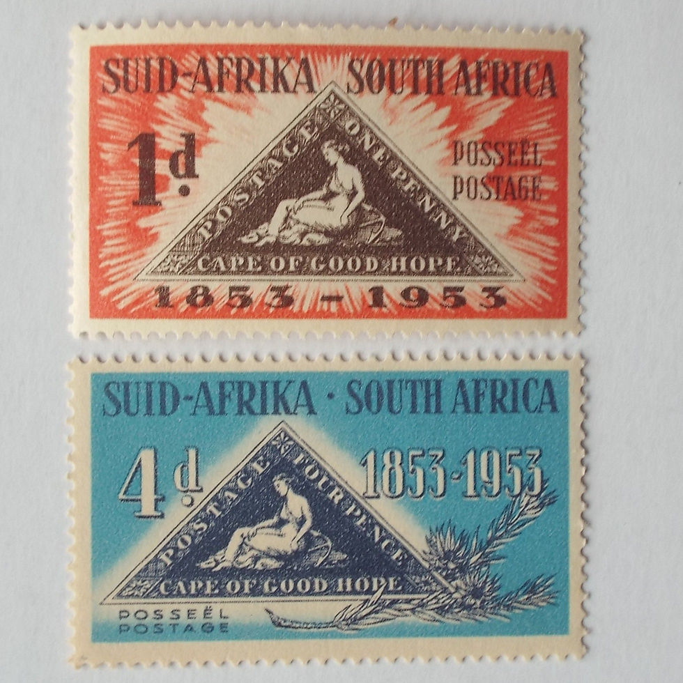 Union - 1953 Centenary of "Cape Triangular" Stamps- Full Set of Singles - UMM