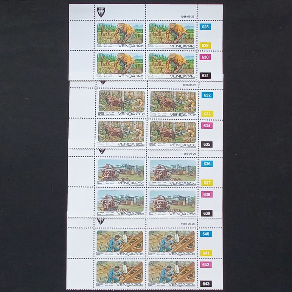 Venda - 1986 Forestry - Full Set of Controls - MNH