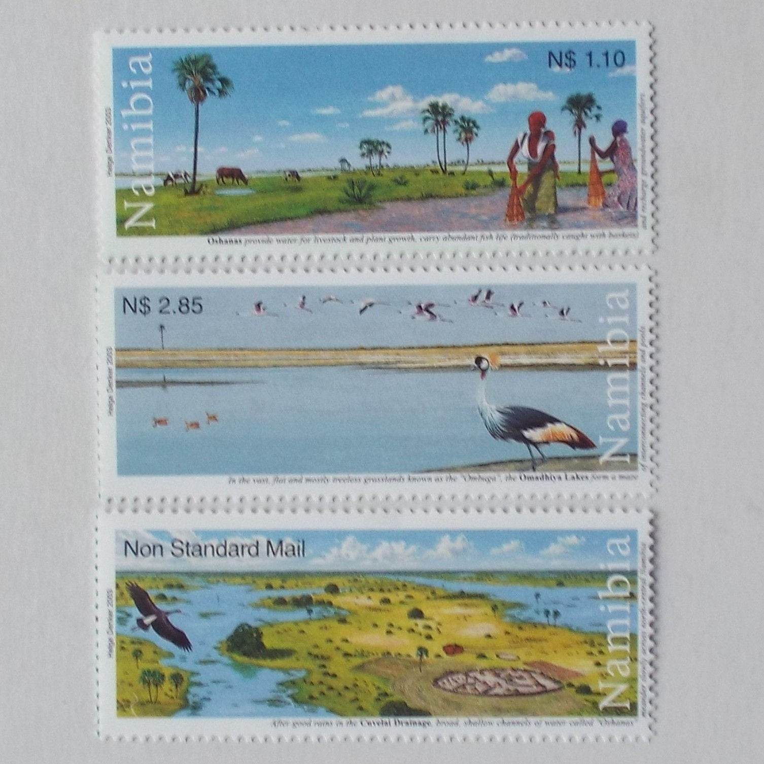 Namibia - 2003 Cuvelai Drainage System - Full Set of Singles - UMM