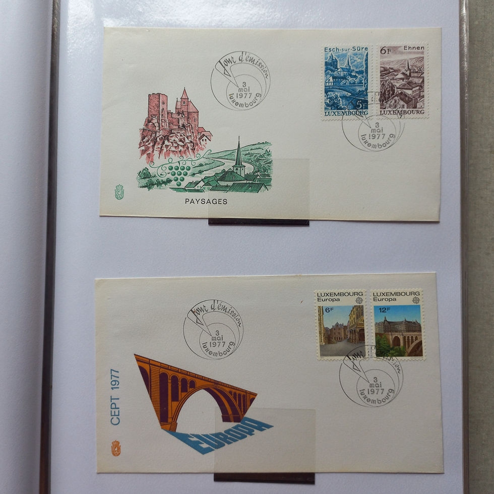 Thumbnail: "CNA" Presentation Folder - Luxembourg FDC's for period 1974-1981