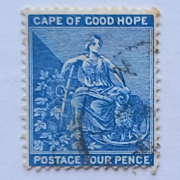 COGH - 1884-90 Defin Issue Wmk "Cabled Anchor" - 4d Blue - Single - Used