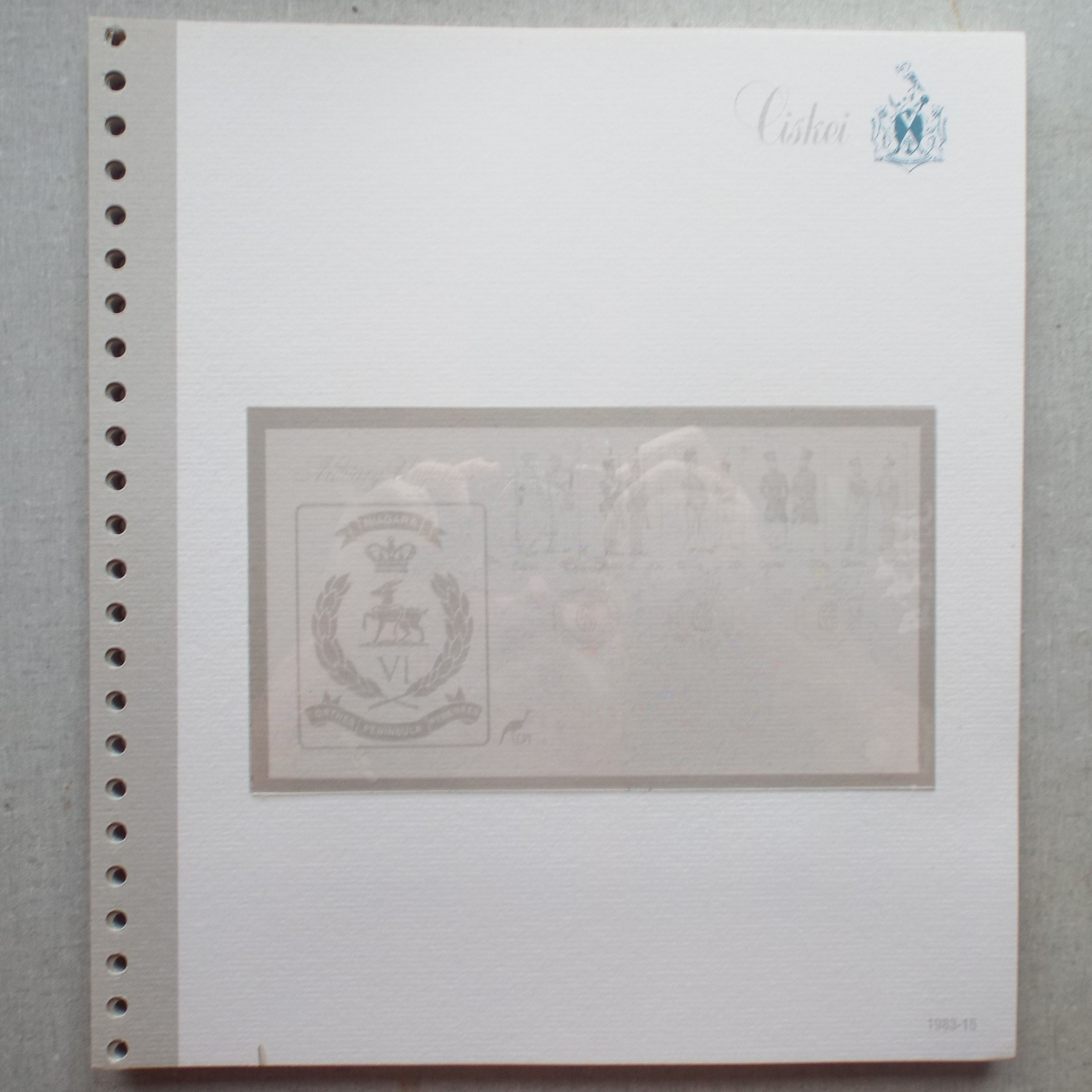 Ciskei - 20 x Loose Album Pages (Lindner)