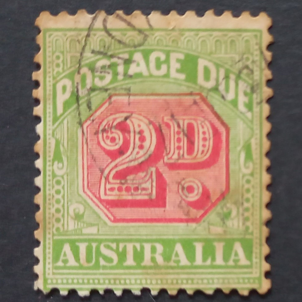 Australia - 1909 Postage Due - 2d Red & Green - Single - Used