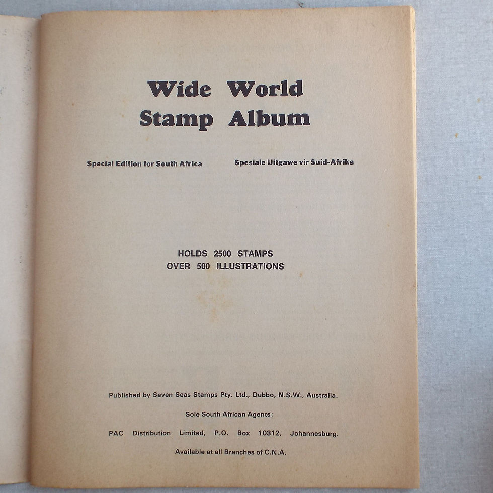 Thumbnail: Lot #7 - "Wide World" Stamp Album - Empty (No Stamps)