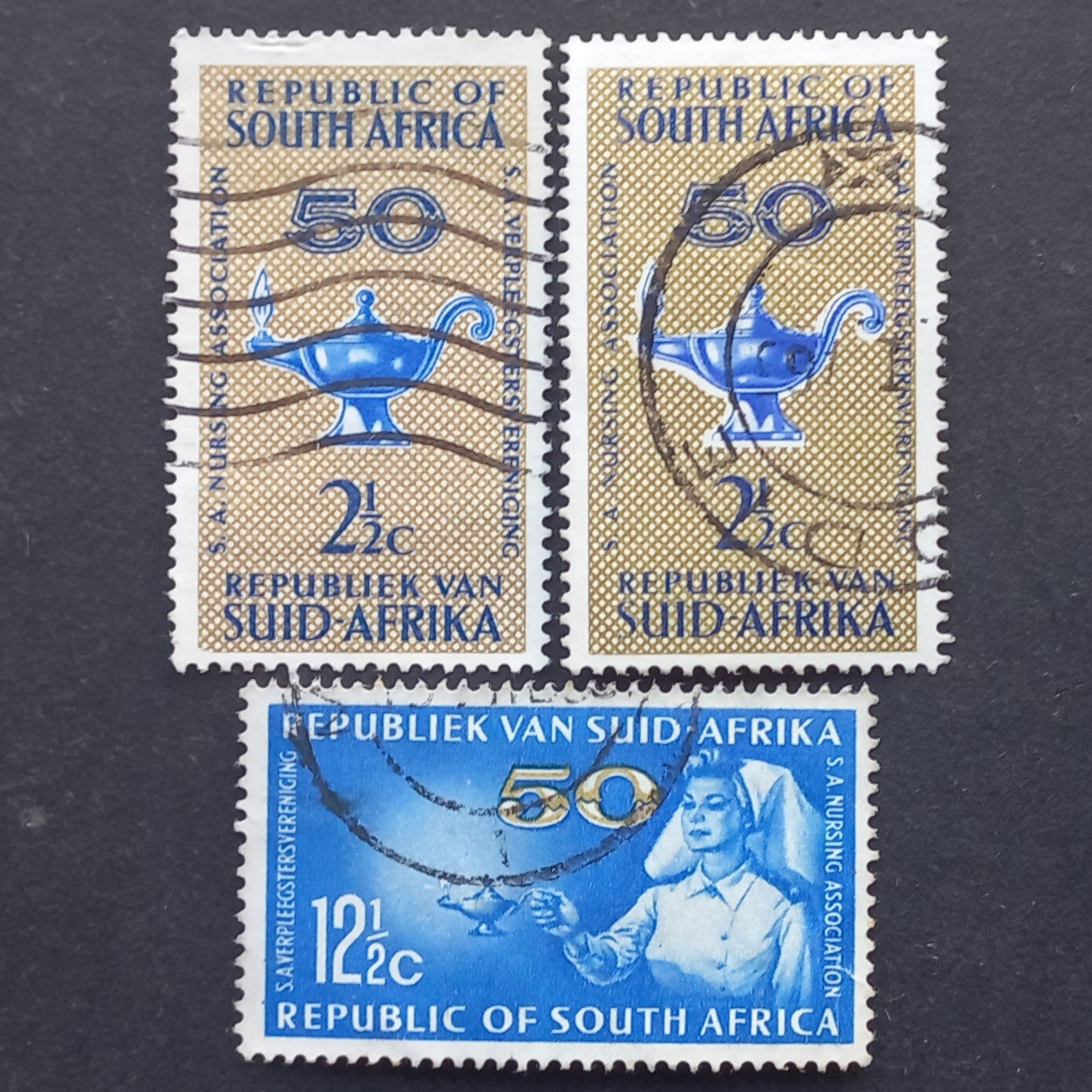 RSA - 1964 SA Nursing Association - full set of singles - postally used
