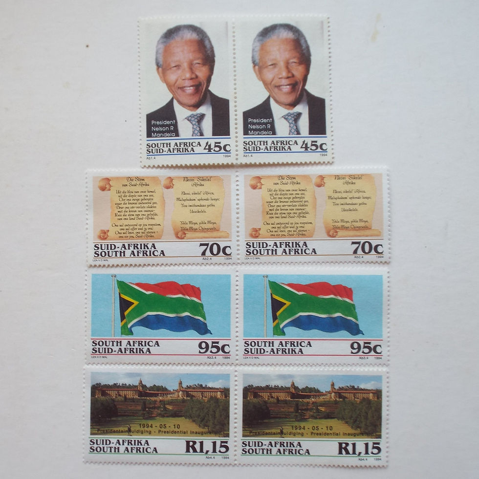 RSA - 1994 Presidential Inauguration - Full Set of Pairs - Unused