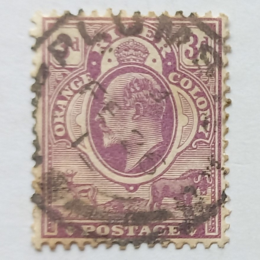OFS - 1903 Defin Issue "KEVII" (Wmk Crown over CA) - 3d Mauve - Single - Used