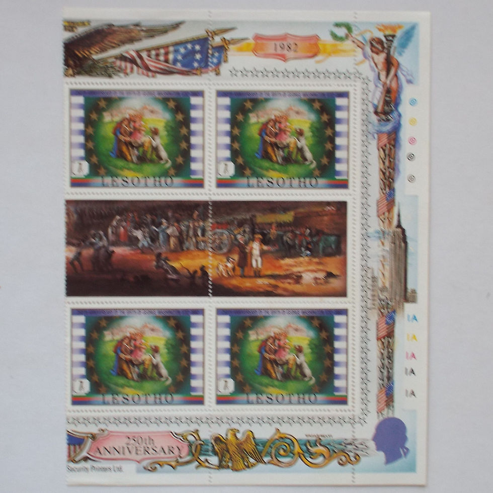 Thumbnail: Lot #17 - Lesotho - 1982 George Washington - Part Set in Blocks of 4 - Unused