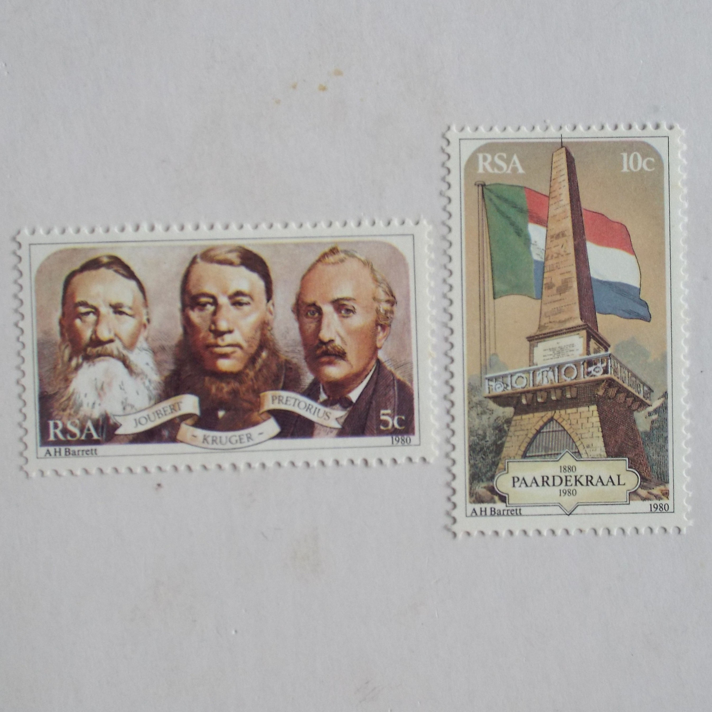 RSA - 1980 Paardekraal Monument - Full Set of Singles - MNH