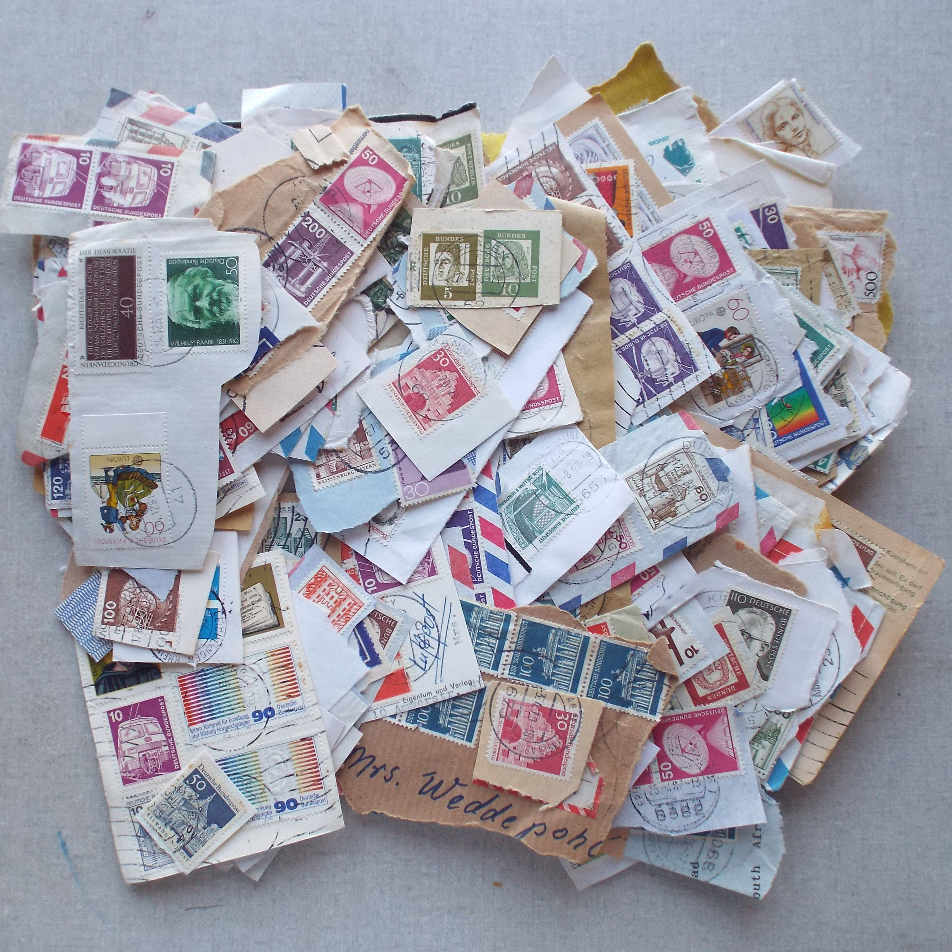 Lot #21 - Early Germany - Selection of Stamps on Paper