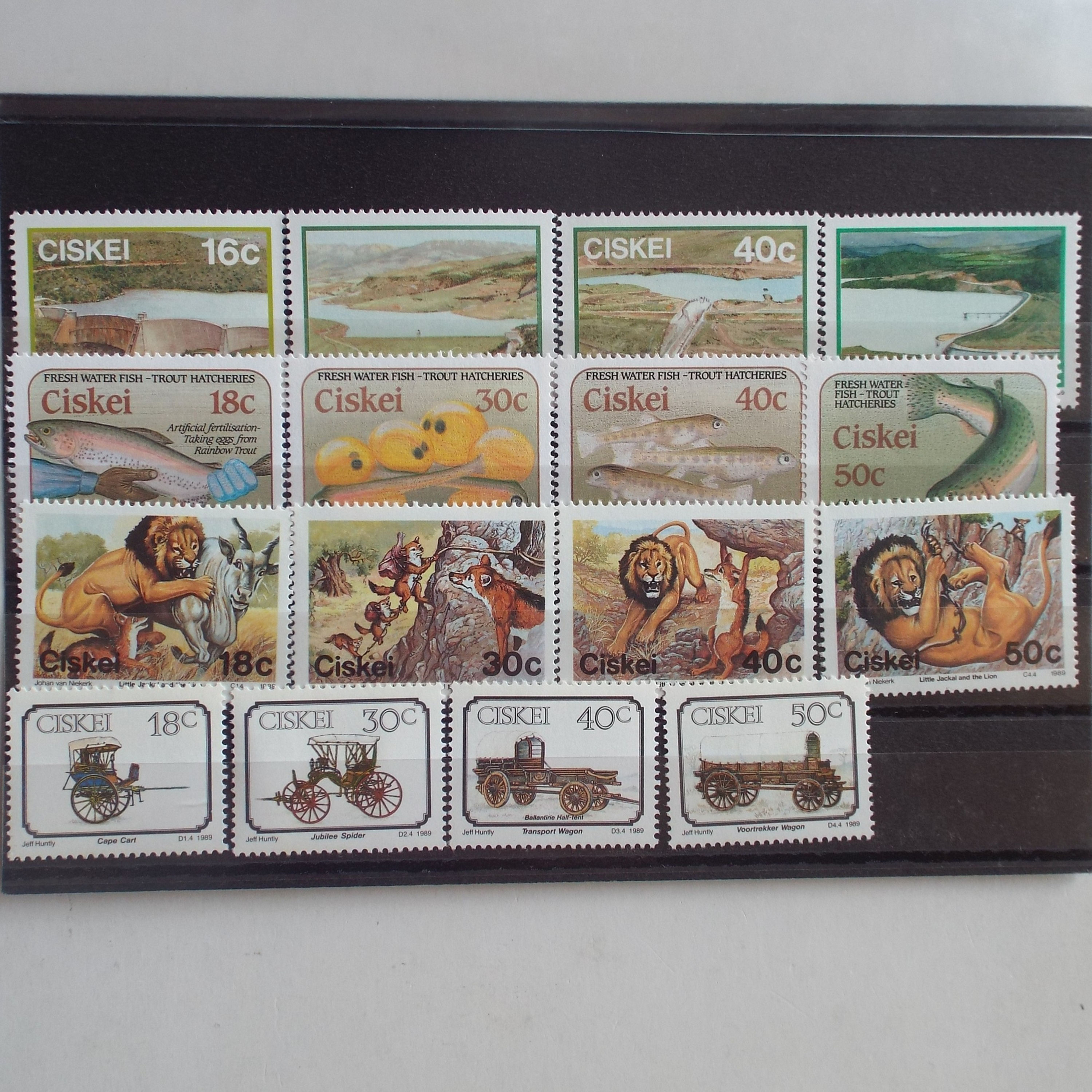 Ciskei - 1989 - Four Full Sets of Singles - UMM