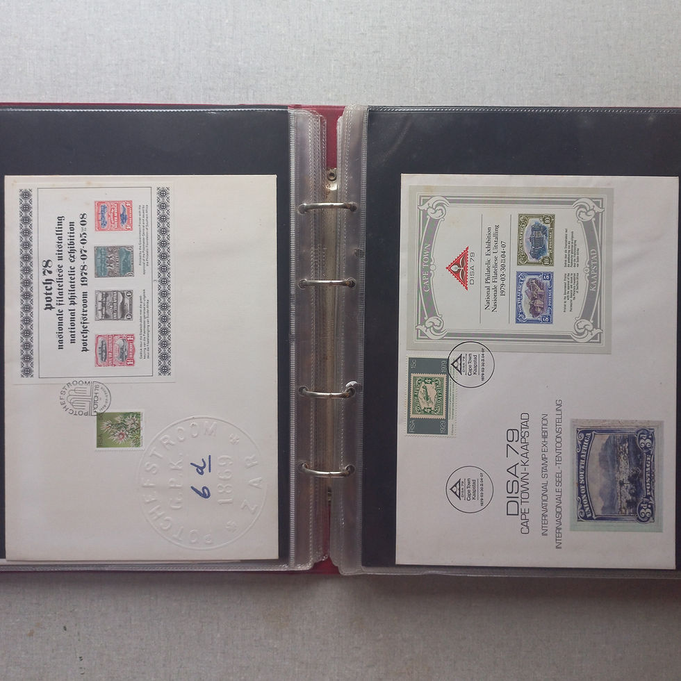 Thumbnail: FDC Album - 27 Double-sided Album Pages - Includes Philatelic Exhibition Covers