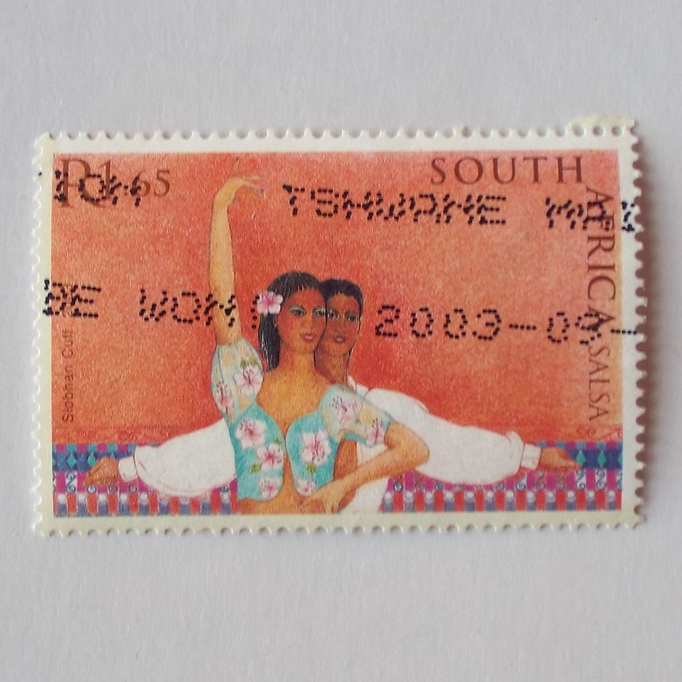 RSA - 2003 Ballroom Dancing - R1,65 Salsa Dancers - Single - Postaly Used