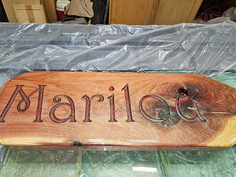 Engraved Name Board