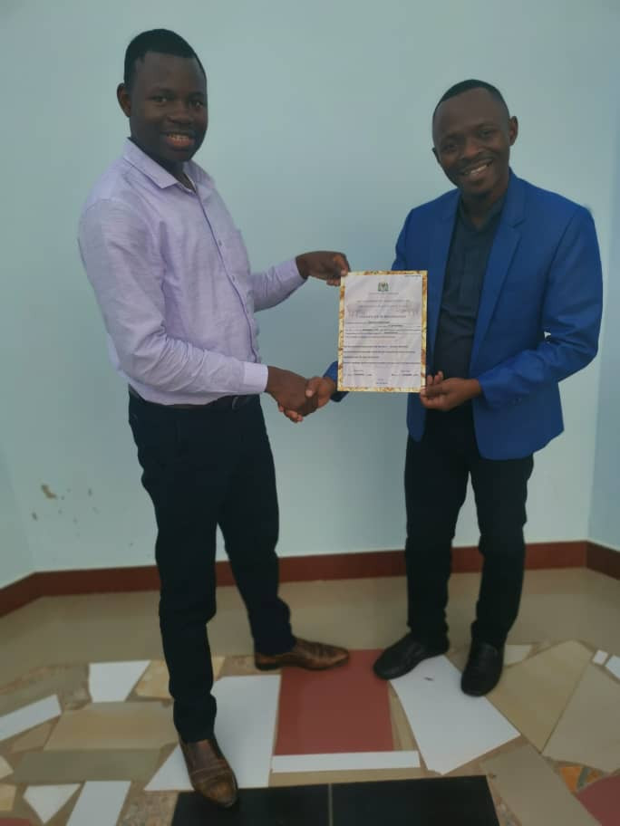 official registration NGO organization Tanzania