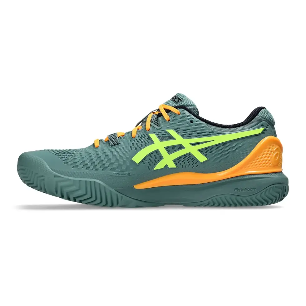 Thumbnail: Asics Gel Resolution 9 Padel Green Padel Shoes
