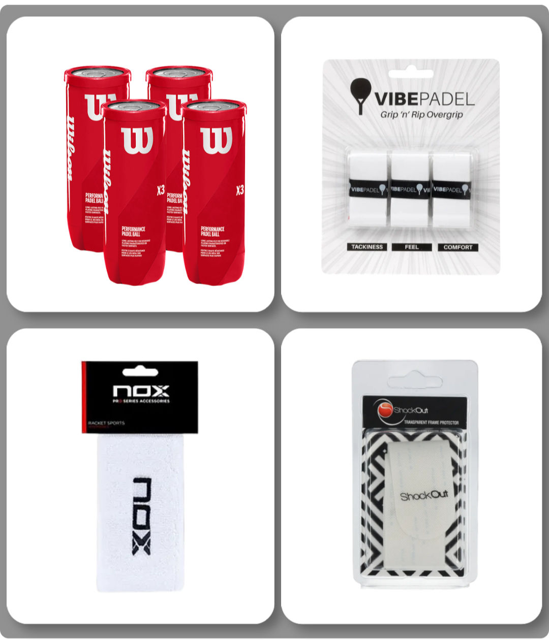 Padel Accessories Bundle - save 10% vs buying separately
