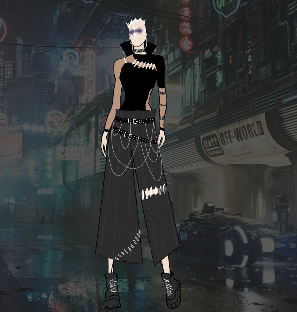 Croqui figurino Pris