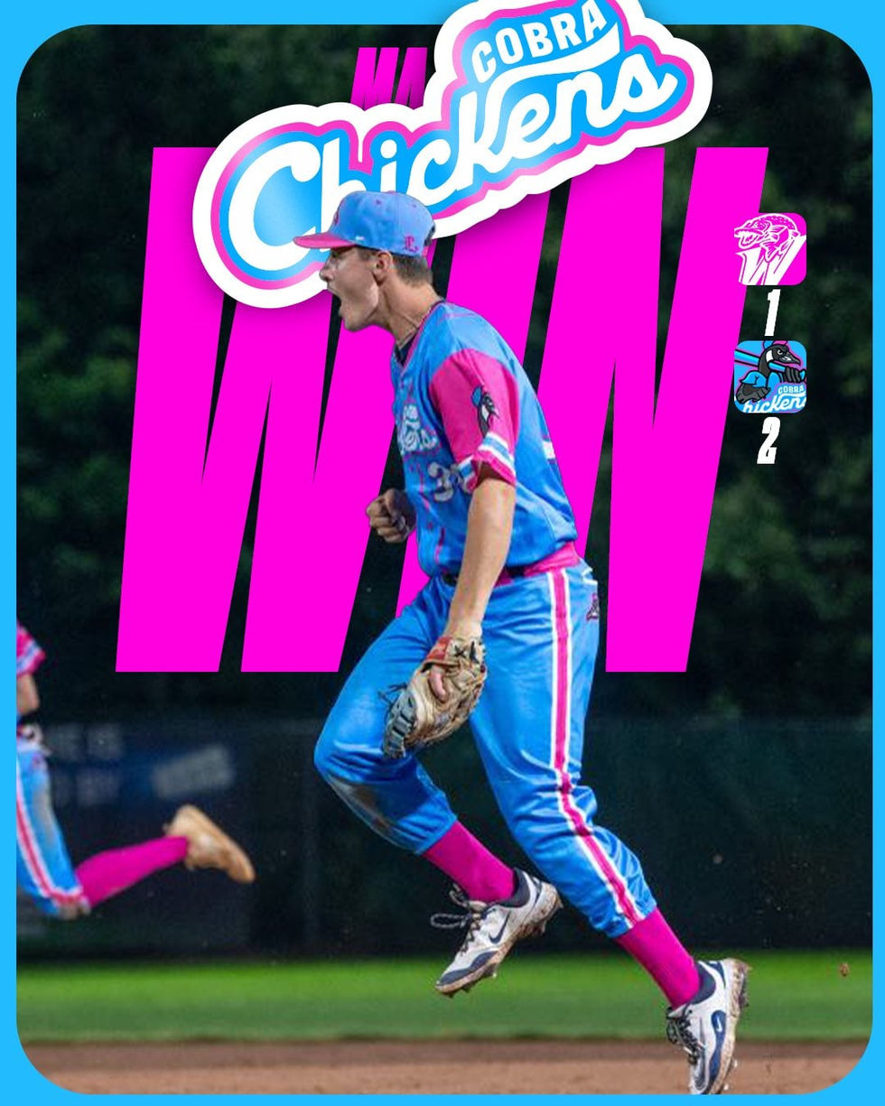 Majors Win Cobra Chickens