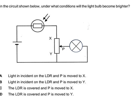What conditions will make the bulb brighter? (Pure)