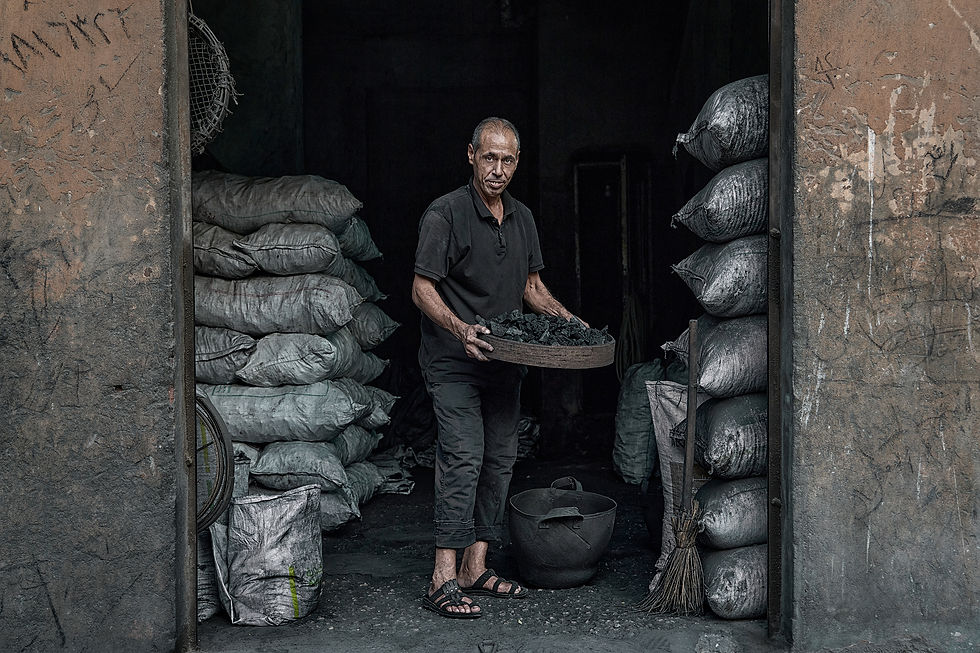 Charcoal seller, Cairo, Egypt November 2025