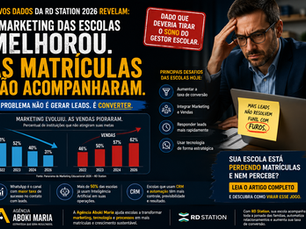 🚨 Sua escola não tem problema de Marketing. Tem problema de Conversão.