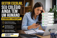 📲 Seu colégio ainda tem um humano atendendo o WhatsApp?