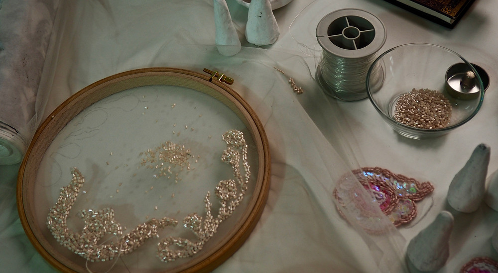 Nariste's sewing table.