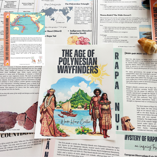 PIG Polynesian Instant Geography 作品集. Age of Polynesian Wayfinders | WONDERHOUSECREATIVE
