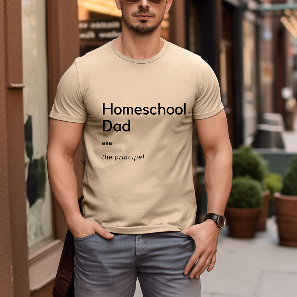 Homeschool Dad aka the Principal Adult Unisex Softstyle T-Shirt