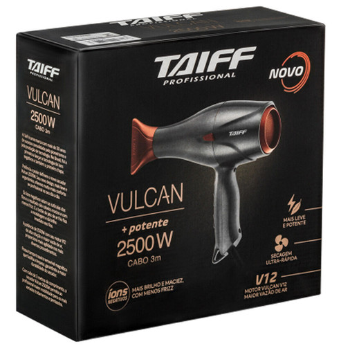 Taiff Vulcan 2500W 127V Secador Cabelo Hair Blow Dryer