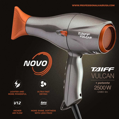 Taiff Vulcan 2500W 127V Secador Cabelo Hair Blow Dryer