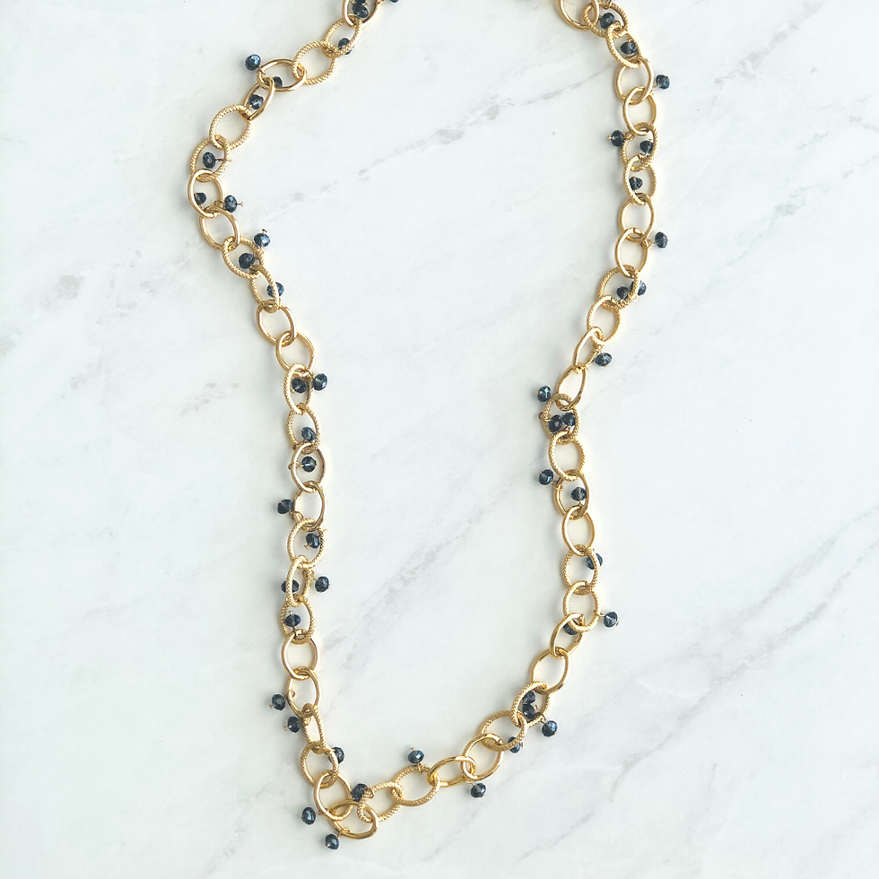 Miniatura: Chain Droplets Necklace