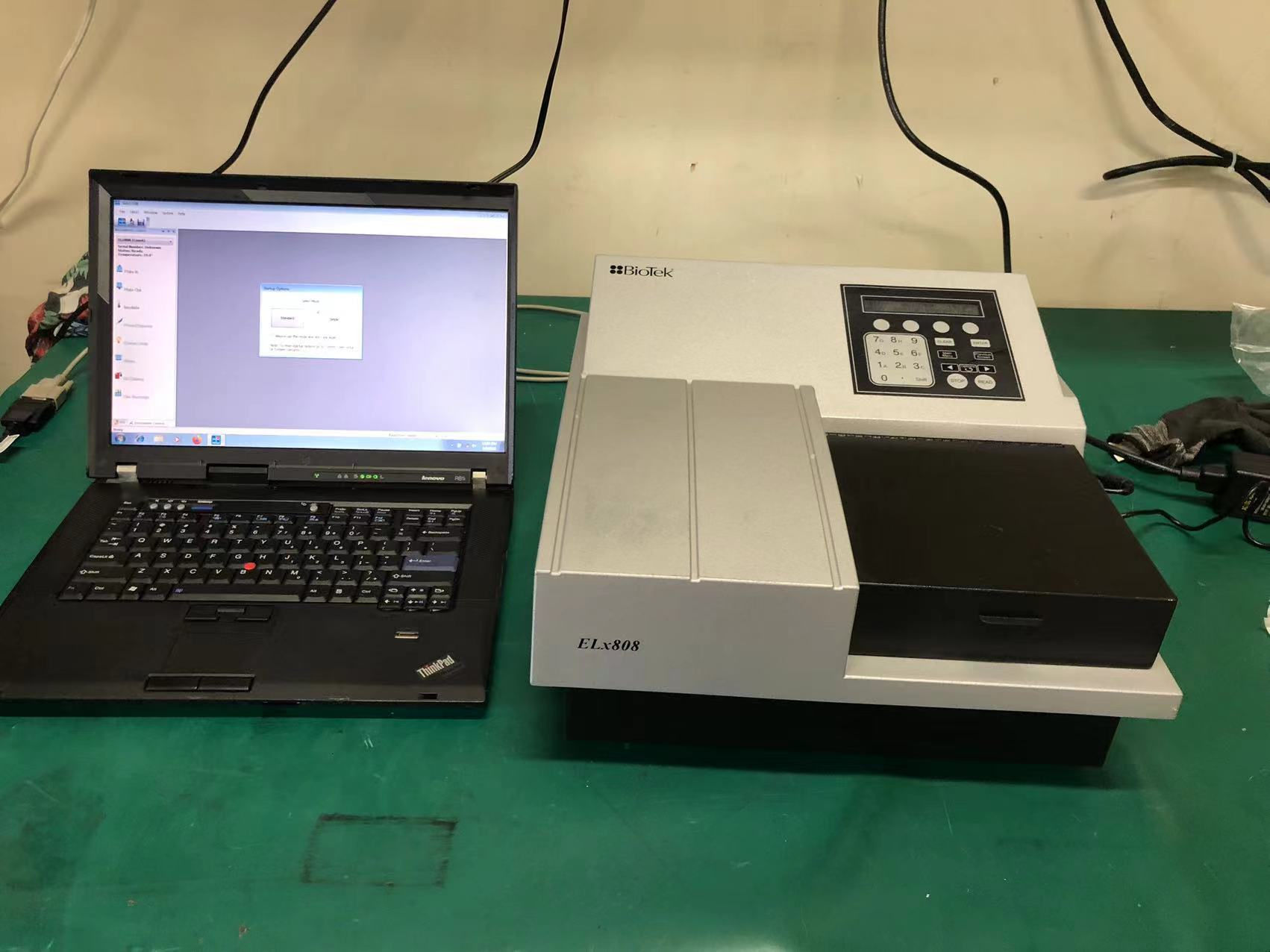 BIO-TEK Biolog MicroStation ELx808iu Ultra Microplate Reader 96 Well Warranty.