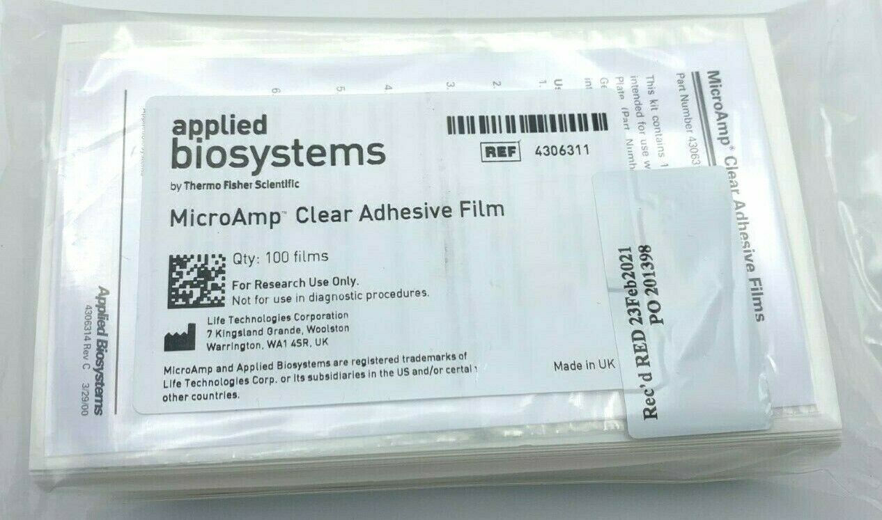 Applied Biosystems ABI MicroAmpClear Adhesive Film Automated Nucleic Acid4306311
