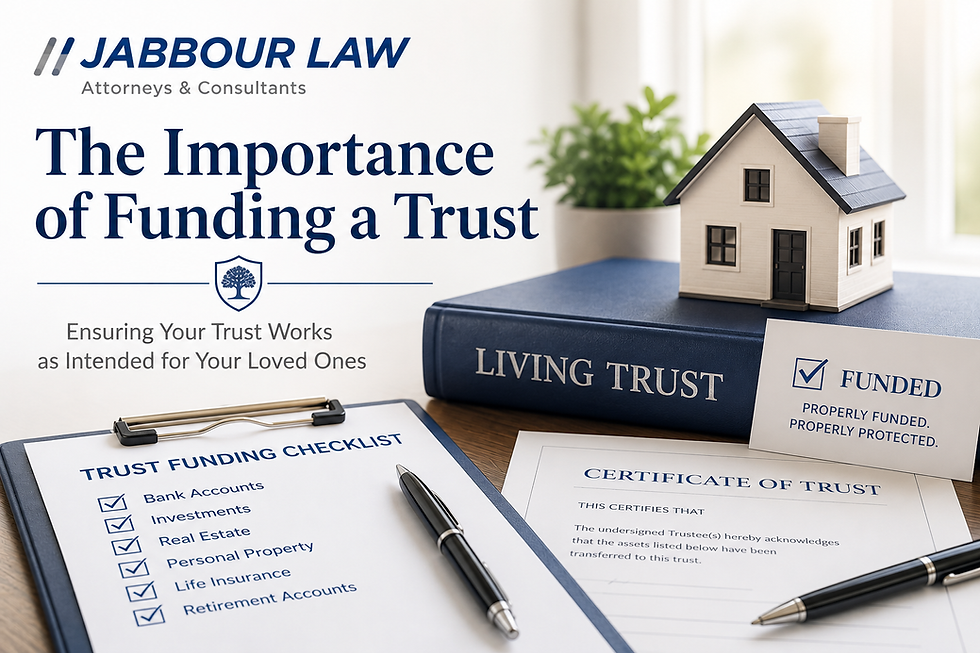The Importance of Funding a Trust
